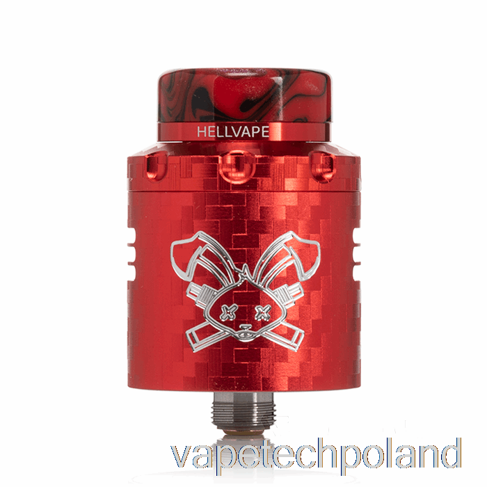Vape Polska Hellvape Dead Królik V3 24mm Rda Czerwone Włókno Węglowe